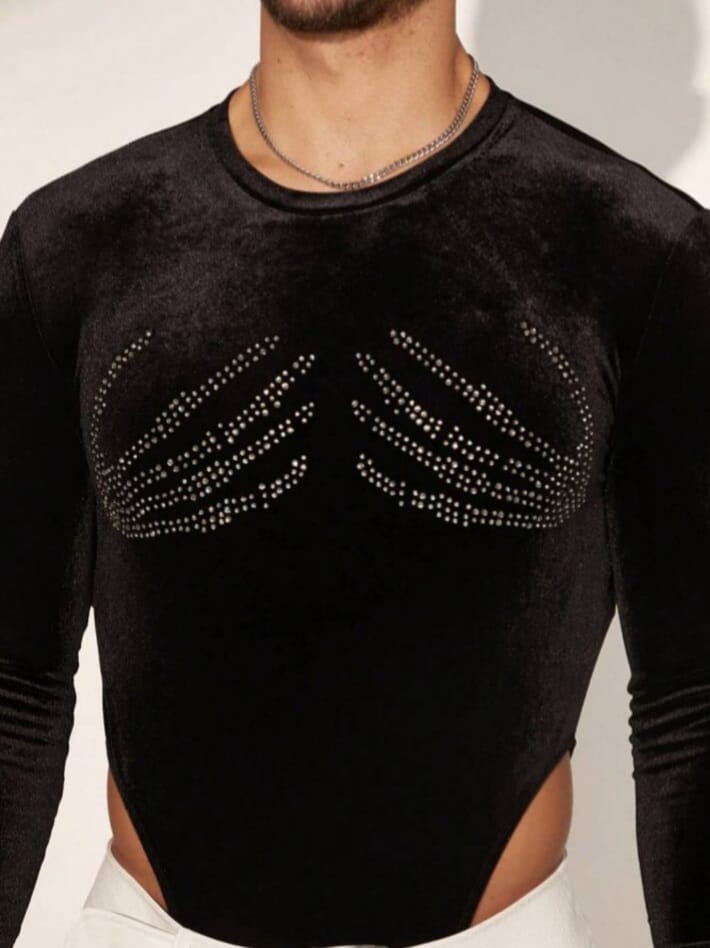 Midnight Crystal Bodysuit